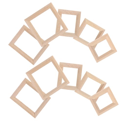 Toyvian 40 Stck Teiliges Mini Holz Fotorahmen für Puppenhaus Dekorative Miniatur Bilderrahmen Unlackiert Naturholz Handgefertigt Robust für Mini Haus Basteln Toyvian 40 Stck Teiliges Mini Holz Fotorahmen für Puppenhaus Dekorative Miniatur Bilderrahmen Unlackiert Naturholz Handgefertigt Robust für Mini Haus Basteln von Toyvian