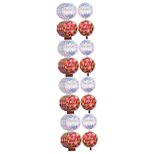 Toyvian 40 Stk Weihnachtsballons Alphabet-ballons Mexikanische Folienballons Mexikanisches Partyzubehör Luftballons Für Die Party Ballon Zu Weihnachten Geschenk Aluminiumfolie Baby von Toyvian