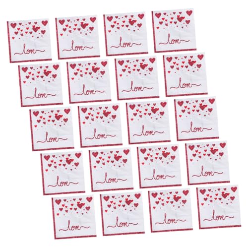 Toyvian 40 Stück Bedruckte Servietten Valentinstag Partyzubehör Valentinstag Herzförmige Servietten Valentinstag Cocktail Serviette Valentinstag Liefert Papier Weiß Toyvian 40 Stück Bedruckte Servietten Valentinstag Partyzubehör Valentinstag Herzförmige Servietten Valentinstag Cocktail Serviette Valentinstag Liefert Papier Weiß von Toyvian