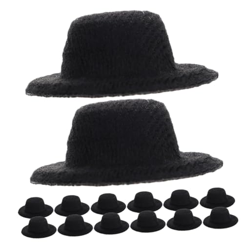 Toyvian 40 Stück Mini Hüte Schwarz Miniatur Puppenhut für DIY Basteln Partydekorationen Vielseitige Mini Kopfbedeckungen für Puppen Schneemänner Robuste und Handliche Bastelaccessoires Toyvian 40 Stück Mini Hüte Schwarz Miniatur Puppenhut für DIY Basteln Partydekorationen Vielseitige Mini Kopfbedeckungen für Puppen Schneemänner Robuste und Handliche Bastelaccessoires von Toyvian