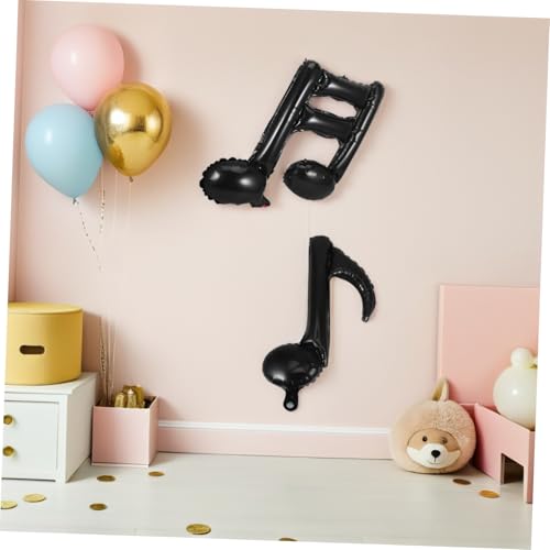 Toyvian 40 Stück Teiliges Aluminiumfolie Musiknoten Luftballons Schwarz Stabile Musik Themen Partydekoration für Hochzeit Shower Geburtstag Konzert und Bar Toyvian 40 Stück Teiliges Aluminiumfolie Musiknoten Luftballons Schwarz Stabile Musik Themen Partydekoration für Hochzeit Shower Geburtstag Konzert und Bar von Toyvian