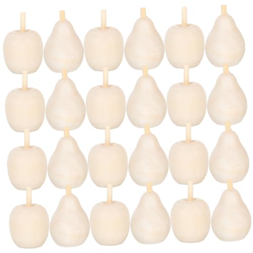 Toyvian 40 Stück Teiliges Holz Obst Deko Unbehandelte Holzfrüchte zum Bemalen DIY Basteln Kreativset Glatte Oberfläche für Individuelle Dekoration und Wohnaccessoires Toyvian 40 Stück Teiliges Holz Obst Deko Unbehandelte Holzfrüchte zum Bemalen DIY Basteln Kreativset Glatte Oberfläche für Individuelle Dekoration und Wohnaccessoires von Toyvian