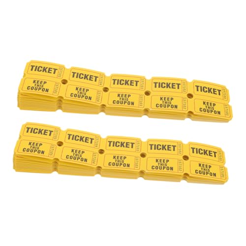 Toyvian 400 Stücke Tickets Rolle Etiketten Karneval Dekorationen Für Party Tombola Tickets Blätter Für Veranstaltungen Toyvian 400 Stücke Tickets Rolle Etiketten Karneval Dekorationen Für Party Tombola Tickets Blätter Für Veranstaltungen von Toyvian