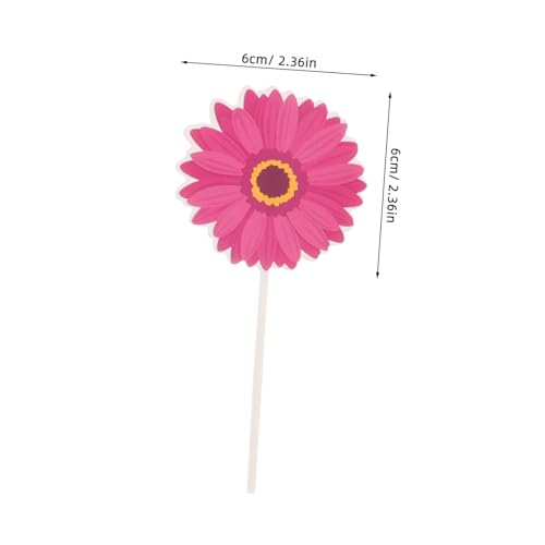 Toyvian 48 Teiliges Partyzubehör Für Frauenpartys Kleine Kuchendekoration Gänseblümchen Cupcake Picker Happy Birthday Kuchen Picker Bunte Gänseblümchen Geburtstagskuchen Topper von Toyvian