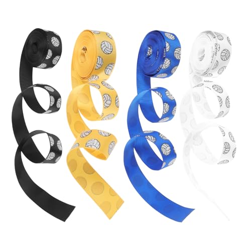 Toyvian 4Rollen Volleyballmuster Geschenkband Exquisites Multifunktionsband für DIY Partydekorationen und Geschenkverpackungen Toyvian 4Rollen Volleyballmuster Geschenkband Exquisites Multifunktionsband für DIY Partydekorationen und Geschenkverpackungen von Toyvian