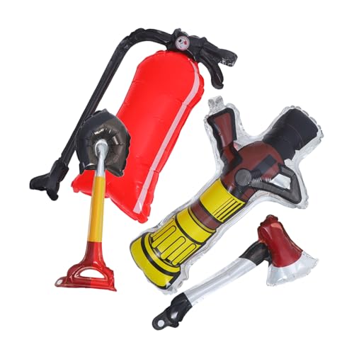 Toyvian 4Stücke Aufblasbare Requisiten Ballons Hydrant Für Feuerwehrparty Deko Und Kindergeburtstag von Toyvian