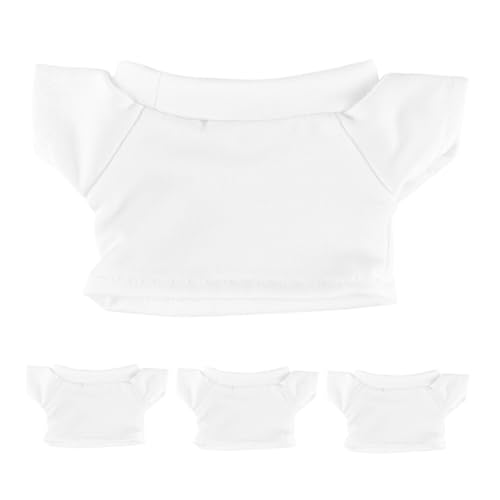 Toyvian 4Stücke Teiliges T Shirt für Puppen Dekorative Kleidung für Große Plüschbären Stilvolles und Süßes Puppenkostüm Rundhalsausschnitt für DIY Projekte Toyvian 4Stücke Teiliges T Shirt für Puppen Dekorative Kleidung für Große Plüschbären Stilvolles und Süßes Puppenkostüm Rundhalsausschnitt für DIY Projekte von Toyvian