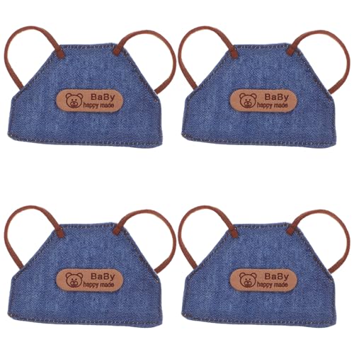 Toyvian 4er-Set Mini-Schürzen aus Jeansstoff für 10 cm Puppen – Kleidung und Accessoires für Ankleidespaß im Puppenhaus Toyvian 4er-Set Mini-Schürzen aus Jeansstoff für 10 cm Puppen – Kleidung und Accessoires für Ankleidespaß im Puppenhaus von Toyvian
