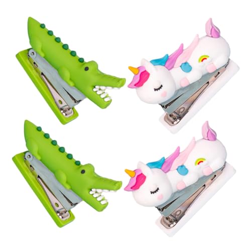 Toyvian 4stücke Teiliges Tier-mini-heftgerät Im Cartoon-Design Tragbarer Handlicher Tacker Für Schule Und Büro Niedliche Stapler Für Junge Mädchen Und Kreative Büros von Toyvian