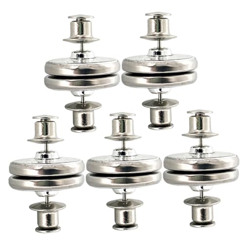 Toyvian 5 Paare Magnetische Vorhanghalter Abnehmbare Magnetverschluss knöpfe aus Einfache Befestigung für Gardinen Modernes Design Vielseitig Einsetzbar als Vorhang Accessoires von Toyvian