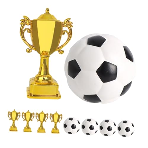 Toyvian 5 Sätze Fußball Kuchen Deko Mini Gold Pokal Trophäen aus Kunststoff für Geburtstag Sport Party Tischdekoration Fußball Party Zubehör Toyvian 5 Sätze Fußball Kuchen Deko Mini Gold Pokal Trophäen aus Kunststoff für Geburtstag Sport Party Tischdekoration Fußball Party Zubehör von Toyvian