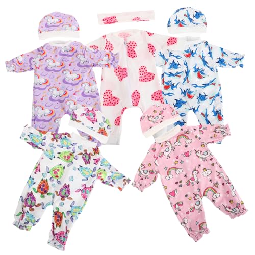 Toyvian 5 Sätze Puppenkleidung Puppenaccessoires Kleidungsset Puppen Kleidung für Puppen Babypuppe Zubehör für Babypuppen Puppenhauszubehör Mini-Babypuppen Stoff Toyvian 5 Sätze Puppenkleidung Puppenaccessoires Kleidungsset Puppen Kleidung für Puppen Babypuppe Zubehör für Babypuppen Puppenhauszubehör Mini-Babypuppen Stoff von Toyvian