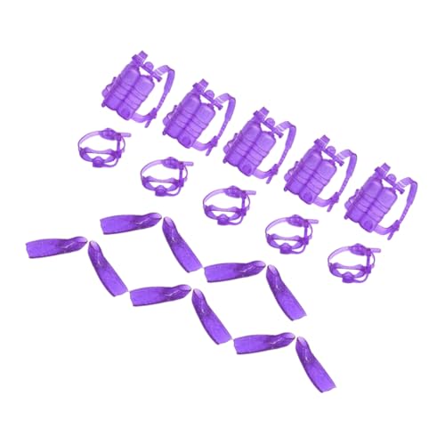 Toyvian 5 Sätze Puppenteile tauchen Puppen Tauchset Puppen Tauchflossen Puppen Zubehör Tauchen Puppen Tauchzubehör für Strand Schwimmen Brille Puppenkleidungsteile Violett Toyvian 5 Sätze Puppenteile tauchen Puppen Tauchset Puppen Tauchflossen Puppen Zubehör Tauchen Puppen Tauchzubehör für Strand Schwimmen Brille Puppenkleidungsteile Violett von Toyvian