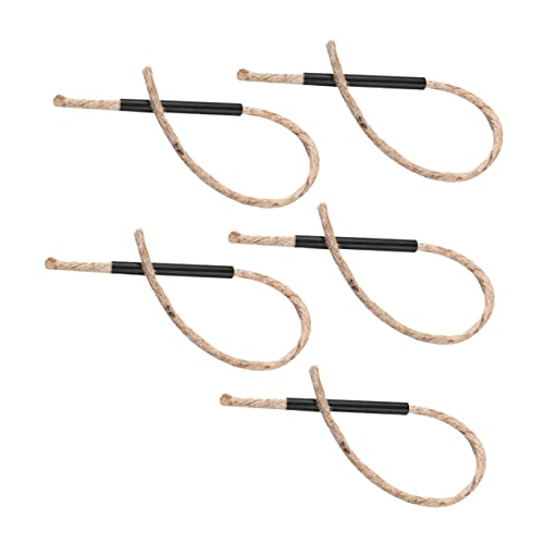 Toyvian 5 Stück Sicherung Feuer Start-kit Camping Beginnend Anlasser Juteseil Jutegarn Feuerstarter Streichhölzer Feuerschnur Lagerfeuerzubehör Hanfseil Black Toyvian 5 Stück Sicherung Feuer Start-kit Camping Beginnend Anlasser Juteseil Jutegarn Feuerstarter Streichhölzer Feuerschnur Lagerfeuerzubehör Hanfseil Black von Toyvian