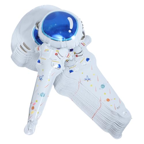 Toyvian 50 Stück Astronautenballon Ballon Mit Weltraummotiv Ballon-helium Geburtstagsballon Platz Tragbar Led Astronaut Folienballon Bunt Klein Luftballons Cartoonballon Aluminiumfolie von Toyvian