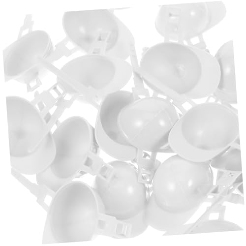 Toyvian 50 Stück Hardcap Für Kinder Mini-schutzhelme Kreativer Minihelm Mini-partyhüte Puppenhaus-schutzhelme Minihelm Für Puppe Mini-bauhelm Puppenzubehör Kleidung Miniatur Plastik Weiß von Toyvian