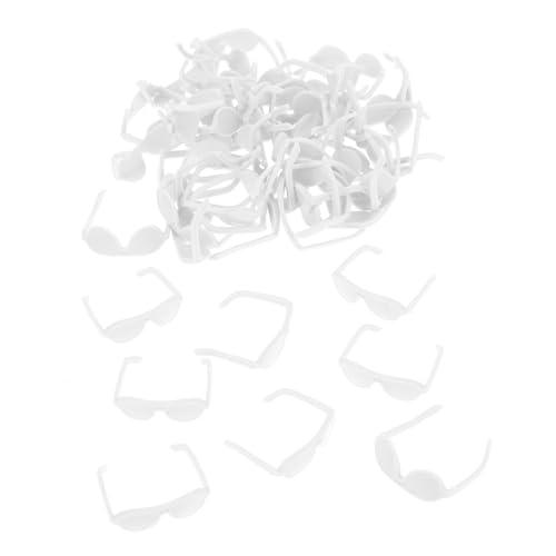 Toyvian 50 Stück Minipuppenbrille Miniaturbausätze winzige Spielsachen Puppenhaus Babypuppenmöbel Mini-Puppen stilvolle Brillenrequisiten plastikpuppe Cosplay Brille Puppenbrillen Weiß Toyvian 50 Stück Minipuppenbrille Miniaturbausätze winzige Spielsachen Puppenhaus Babypuppenmöbel Mini-Puppen stilvolle Brillenrequisiten plastikpuppe Cosplay Brille Puppenbrillen Weiß von Toyvian