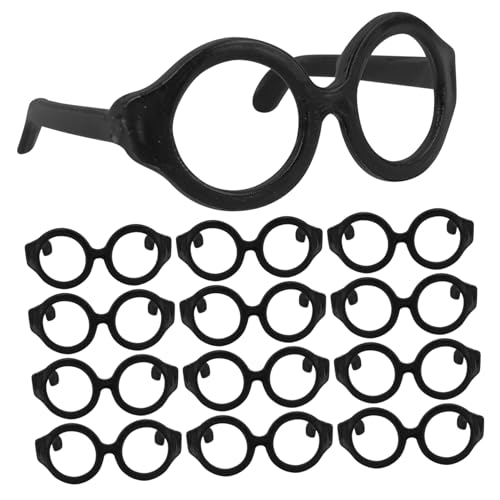 Toyvian 50 Stück Puppenbrille Puppenhaus Miniatur Zubehör Für Babypuppen Leichte Brille Babypuppenkleidung Dekorative Glasdekore Puppe Mini-Brille Plastik Black Toyvian 50 Stück Puppenbrille Puppenhaus Miniatur Zubehör Für Babypuppen Leichte Brille Babypuppenkleidung Dekorative Glasdekore Puppe Mini-Brille Plastik Black von Toyvian