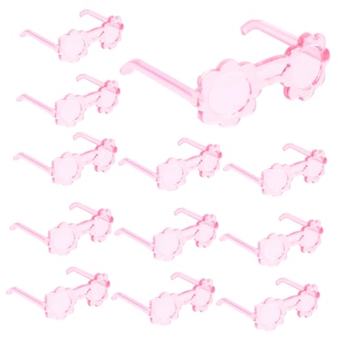 Toyvian 50 Stück Teiliges Miniatur Puppen Sonnenbrillen mit Blumenmotiv Stabile Mini Brillen für Puppenhaus Deko DIY Bastelzubehör Puppen Schmuck Rosa Toyvian 50 Stück Teiliges Miniatur Puppen Sonnenbrillen mit Blumenmotiv Stabile Mini Brillen für Puppenhaus Deko DIY Bastelzubehör Puppen Schmuck Rosa von Toyvian