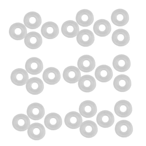 Toyvian 50 Stück Transparente Wiederverwendbare Stopper Perlen aus Rutschfestem Gummi Schmuckzubehör für DIY Armband Halskette Ohrring Herstellung Flexible Fixierringe für Schmuckteile Toyvian 50 Stück Transparente Wiederverwendbare Stopper Perlen aus Rutschfestem Gummi Schmuckzubehör für DIY Armband Halskette Ohrring Herstellung Flexible Fixierringe für Schmuckteile von Toyvian