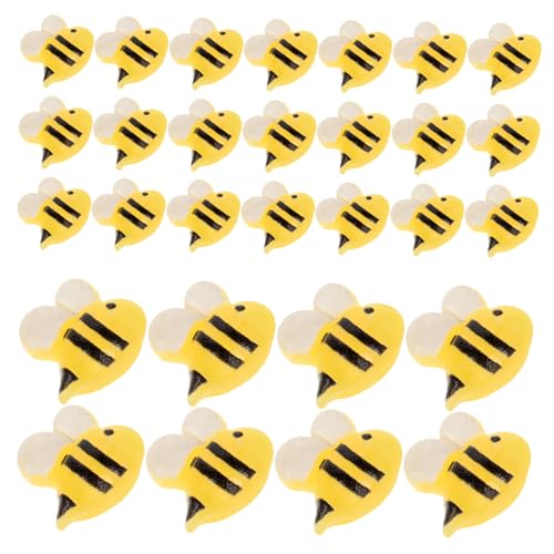 Toyvian 50stücke Mini Bienen Figuren Aus Harz Für Bastelprojekte Niedliche Bienenanhänger Für Schmuckherstellung Kleine Bienen Für Nagelkunst Und Dekorationen Toyvian 50stücke Mini Bienen Figuren Aus Harz Für Bastelprojekte Niedliche Bienenanhänger Für Schmuckherstellung Kleine Bienen Für Nagelkunst Und Dekorationen von Toyvian
