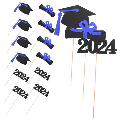 Toyvian 5Er Set Abschlussvasen Dekoration Abschlussfeier 2023 Abschlussvase Dekoration Abschlusstischdekoration Vase Tischdekoration Dekorationen Abschlusstisch Mittelstücke von Toyvian