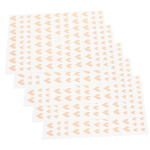 Toyvian 5St zarte Nailart-Sticker abziehbar merksam kunstnägel Set набор для маникюра Geschenkbeutel-Dekoration Nagelaufkleber für Nagelkunst dekorativer Nagelaufkleber Papier Rose Gold Toyvian 5St zarte Nailart-Sticker abziehbar merksam kunstnägel Set набор для маникюра Geschenkbeutel-Dekoration Nagelaufkleber für Nagelkunst dekorativer Nagelaufkleber Papier Rose Gold von Toyvian