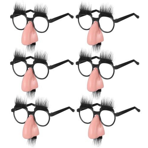 Toyvian 6 Pcs Big Nose Funny Glasses Halloween Costume Party Decoration Cosplay Props Toyvian 6 Pcs Big Nose Funny Glasses Halloween Costume Party Decoration Cosplay Props von Toyvian