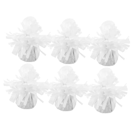 Toyvian 6 Stück Ballongewicht Weiß für Hochzeit Geburtstag Party Vielseitige Ballonbeschwerung zur Höhenkontrolle von Helium Latexballons Einfach zu Befestigen für Tischdekoration Toyvian 6 Stück Ballongewicht Weiß für Hochzeit Geburtstag Party Vielseitige Ballonbeschwerung zur Höhenkontrolle von Helium Latexballons Einfach zu Befestigen für Tischdekoration von Toyvian