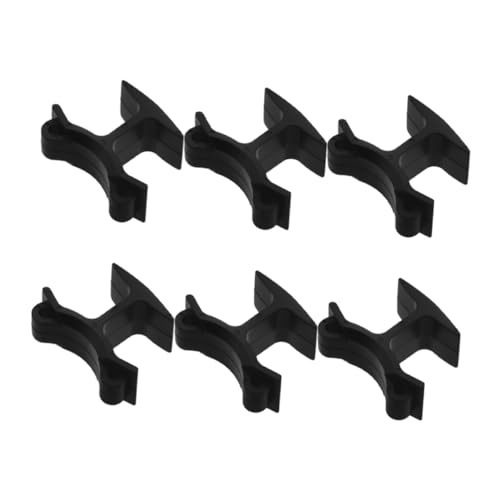 Toyvian 6 Stück Finger Clip Whistle Holder Tragbare Fingerhalter für Pfeifen Sicherer Halt für Outdoor Sport Notfälle und Training Aktivitäten von Toyvian