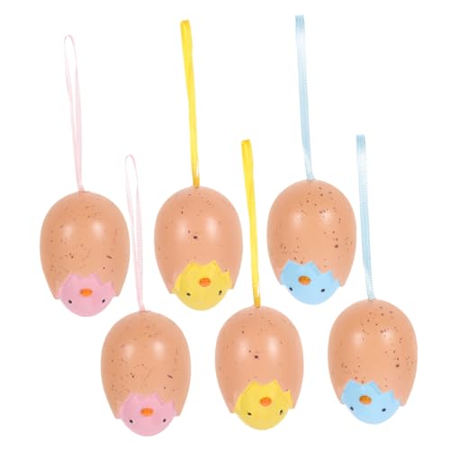 Toyvian 6stücke Ostereier Hängedekoration Frühlingshafte Eier Für Ostern Für Innen Und Außendekoration Langlebige Ornamente Für Festliche Anlässe Toyvian 6stücke Ostereier Hängedekoration Frühlingshafte Eier Für Ostern Für Innen Und Außendekoration Langlebige Ornamente Für Festliche Anlässe von Toyvian
