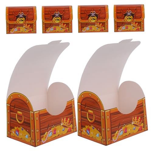 Toyvian 6 Stück Piraten-Schatztruhe klein Beute Kinderpiratenschatzspeicher Brust Süßigkeitenkästen Party Leckerli-Boxen für Süßigkeiten Goodie-Boxen beschichtetes Papier Hellbraun Toyvian 6 Stück Piraten-Schatztruhe klein Beute Kinderpiratenschatzspeicher Brust Süßigkeitenkästen Party Leckerli-Boxen für Süßigkeiten Goodie-Boxen beschichtetes Papier Hellbraun von Toyvian
