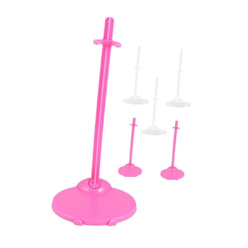 Toyvian 6 Stück Puppenständer Doll Bracket für Display und Aufbewahrung Stabile Halterung mit Flachem Boden Transparent und Rosa Geeignet für Puppenpräsentation und Kinderzimmer Toyvian 6 Stück Puppenständer Doll Bracket für Display und Aufbewahrung Stabile Halterung mit Flachem Boden Transparent und Rosa Geeignet für Puppenpräsentation und Kinderzimmer von Toyvian
