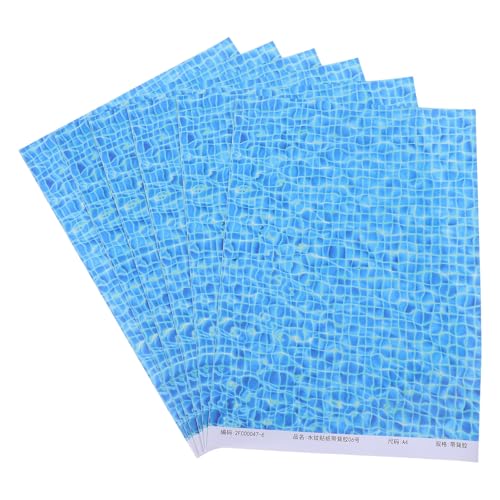 Toyvian 6 Stück Ripple Water Sticker Selbstklebende Ripple Stream Sheet Miniatur See Fluss Diorama Szene Landschaft Modellzüge Zubehör Wohnkultur Toyvian 6 Stück Ripple Water Sticker Selbstklebende Ripple Stream Sheet Miniatur See Fluss Diorama Szene Landschaft Modellzüge Zubehör Wohnkultur von Toyvian