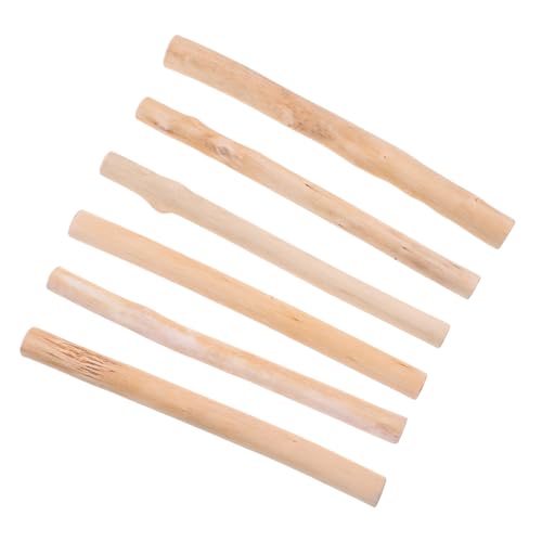 Toyvian 6 Stück Rustikale Driftwood Wandhänger Naturholz Zweige für Bastelarbeiten Holzstäbe für Garten Terrasse oder Innenräume für Kreative Projekte und Dekoration von Toyvian