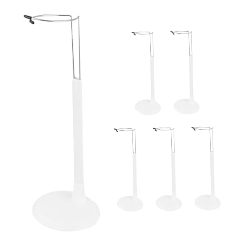 Toyvian 6 Stück Stützrahmen für Puppen einstellbar Dolly drinnen Verstellbarer Puppenbestand Die Puppenständer Spielzeugständer Spielzeugsammlung Puppenanzeige Figurenständer Eisen Weiß von Toyvian