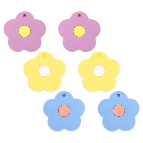Toyvian 6 Stück Teiliges Silikon Schlüsselhüllen in Blumenform Schützende Schlüsselabdeckungen aus Flexiblem Langlebigem Silikon Bunte Schlüssel Organizer für Einfaches Erkennen und Toyvian 6 Stück Teiliges Silikon Schlüsselhüllen in Blumenform Schützende Schlüsselabdeckungen aus Flexiblem Langlebigem Silikon Bunte Schlüssel Organizer für Einfaches Erkennen und von Toyvian