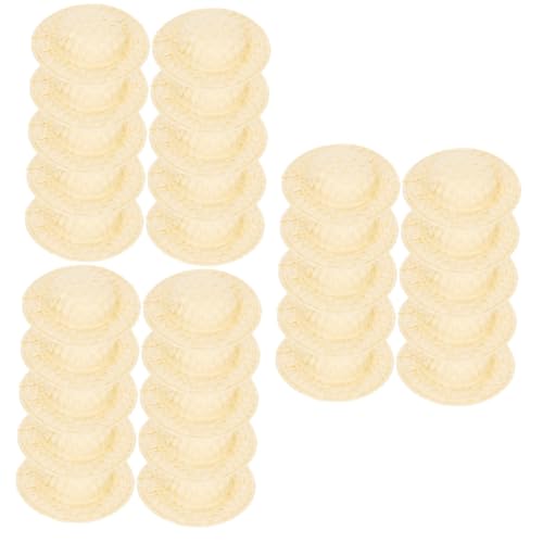 Toyvian 60 Stk Gewebter Papierhut Mini-zylinder Miniatur-strickmützen Minihüte Für Ornamente Gewebte Puppenmütze Unbemalte Weiße Strohhüte Mini-strohhüte Zum Basteln Koboldhut Klein Mexiko Toyvian 60 Stk Gewebter Papierhut Mini-zylinder Miniatur-strickmützen Minihüte Für Ornamente Gewebte Puppenmütze Unbemalte Weiße Strohhüte Mini-strohhüte Zum Basteln Koboldhut Klein Mexiko von Toyvian