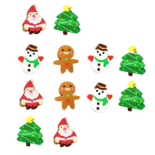Toyvian 60 Stück Teiliges Weihnachts Radiergummi Set aus Sicherem Gummi Niedliche Weihnachtsmotive Weicher Tragbarer Schulradierer für und Partyzubehör Toyvian 60 Stück Teiliges Weihnachts Radiergummi Set aus Sicherem Gummi Niedliche Weihnachtsmotive Weicher Tragbarer Schulradierer für und Partyzubehör von Toyvian