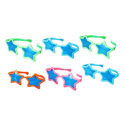 Toyvian 6St Gläser halllowen heeloween Verkleidungsbrille party partytüten kindergeburtstag Kinderdeko trendig Lichter Partygeschenke glühen Kinderbrille Plastik von Toyvian