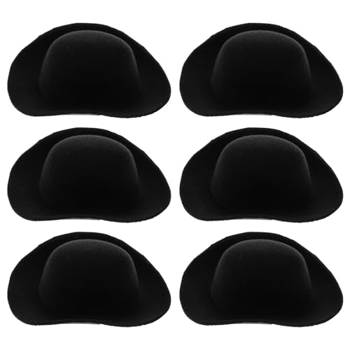 Toyvian 6St Mini-Hut- Puppenhut Dekoration Festliche Puppenhüte Puppenhut für Sammlerstücke rosafarbener Cowgirlhut Puppe Cowboyhut Cowgirl-Hut Kleiner Hut kleine Hüte Stoff Black Toyvian 6St Mini-Hut- Puppenhut Dekoration Festliche Puppenhüte Puppenhut für Sammlerstücke rosafarbener Cowgirlhut Puppe Cowboyhut Cowgirl-Hut Kleiner Hut kleine Hüte Stoff Black von Toyvian