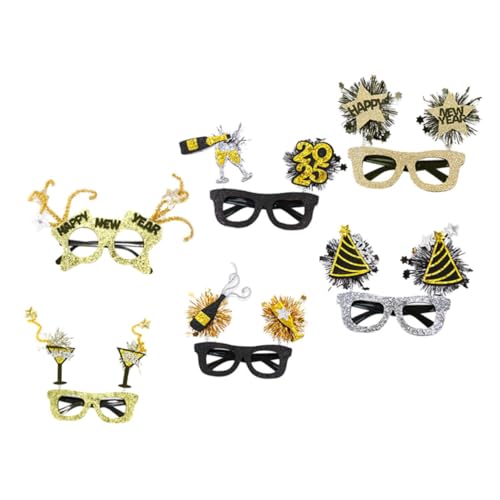 Toyvian Silvester-party-eye-es-2025-brille 6 Requisiten Für Silvester 3D-Brille Für Erwachsene Jungen Und Mädchen Toyvian Silvester-party-eye-es-2025-brille 6 Requisiten Für Silvester 3D-Brille Für Erwachsene Jungen Und Mädchen von Toyvian