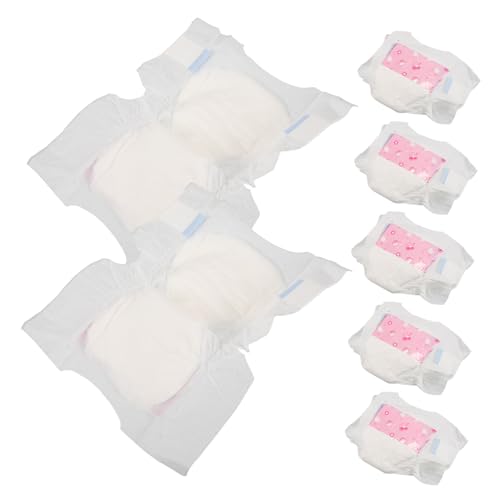 Toyvian 7 Stück Babywindel interaktives Rollenspiel Puppen Kleidung Puppenaccessoires Windeln für wiedergeborene Babypuppen Windeln für Puppen Papier Toyvian 7 Stück Babywindel interaktives Rollenspiel Puppen Kleidung Puppenaccessoires Windeln für wiedergeborene Babypuppen Windeln für Puppen Papier von Toyvian