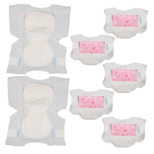 Toyvian 7 Stück Babywindel interaktives Rollenspiel puppenwindeln Puppen Kleidung Puppenaccessoires Spielzeugwindeln Windeln für Puppen Puppenzubehör Papier Toyvian 7 Stück Babywindel interaktives Rollenspiel puppenwindeln Puppen Kleidung Puppenaccessoires Spielzeugwindeln Windeln für Puppen Puppenzubehör Papier von Toyvian