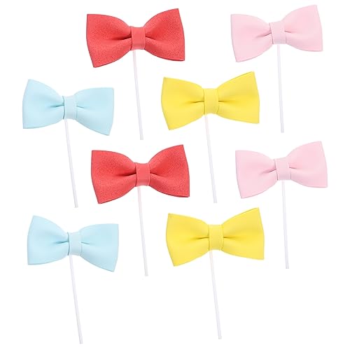 Toyvian 8stücke Bunte Bowknot Cupcake Toppers Charmante Tortendeko Für Geburtstagsfeiern Leicht Und Sicher Für Kreative Kuchenverzierungen Toyvian 8stücke Bunte Bowknot Cupcake Toppers Charmante Tortendeko Für Geburtstagsfeiern Leicht Und Sicher Für Kreative Kuchenverzierungen von Toyvian