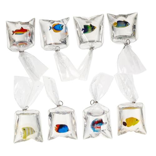Toyvian 8stücke Bunte Goldfisch- Resin Transparente Fischcharms Für Schmuckprojekte Zubehör Für Taschen Und Schlüsselanhänger Meeresstil Deko Toyvian 8stücke Bunte Goldfisch- Resin Transparente Fischcharms Für Schmuckprojekte Zubehör Für Taschen Und Schlüsselanhänger Meeresstil Deko von Toyvian