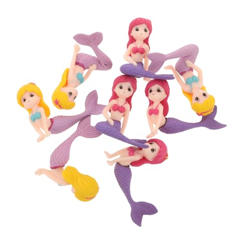 Toyvian 8 Stück kleine Meerjungfrauenfiguren Mini-Meerjungfrau-Figuren Kuchendekorationen mit Meerjungfrauen Meerjungfrau-Mittelstücke für Tische Plastik Toyvian 8 Stück kleine Meerjungfrauenfiguren Mini-Meerjungfrau-Figuren Kuchendekorationen mit Meerjungfrauen Meerjungfrau-Mittelstücke für Tische Plastik von Toyvian