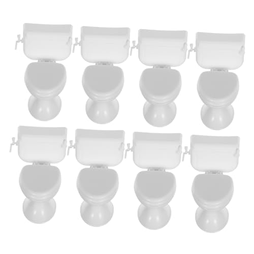 Toyvian 8 Teiliges Puppenhaus Badezimmerzubehör Puppenhauszubehör Badezimmermodell Toilettensitz Für Puppenhausdekorationen Puppenrequisiten Kleines Puppenhaus Mini Toilette Toyvian 8 Teiliges Puppenhaus Badezimmerzubehör Puppenhauszubehör Badezimmermodell Toilettensitz Für Puppenhausdekorationen Puppenrequisiten Kleines Puppenhaus Mini Toilette von Toyvian
