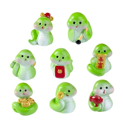 Toyvian 8St Miniatur-schlangenfiguren Harz deko schlangenstatuen DIY mikrolandschaft tischdekoration f��r Jahr der Schlange und Festliche Verzierungen Toyvian 8St Miniatur-schlangenfiguren Harz deko schlangenstatuen DIY mikrolandschaft tischdekoration f��r Jahr der Schlange und Festliche Verzierungen von Toyvian