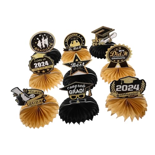 Toyvian 9 Stück Teiliges Graduierungsfeier Dekorationen Honigwaben Tischmittelstücke für Graduierungsfeiern Elegante Partyaccessoires mit Beeindruckendem Design für Unvergessliche Feiern Toyvian 9 Stück Teiliges Graduierungsfeier Dekorationen Honigwaben Tischmittelstücke für Graduierungsfeiern Elegante Partyaccessoires mit Beeindruckendem Design für Unvergessliche Feiern von Toyvian